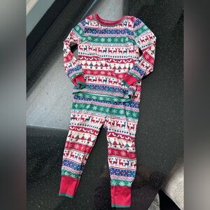 Matilda Jane Red and Green Kids Pajama Set